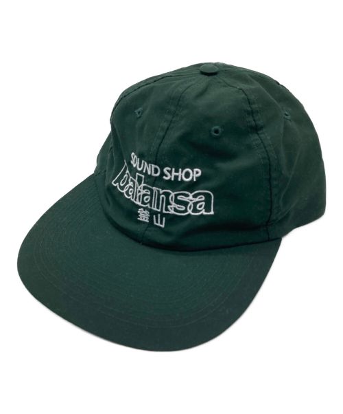 SOUND SHOP balansa（サウウドショップバランサ）SOUND SHOP balansa (サウウドショップバランサ) キャップ グリーンの古着・服飾アイテム