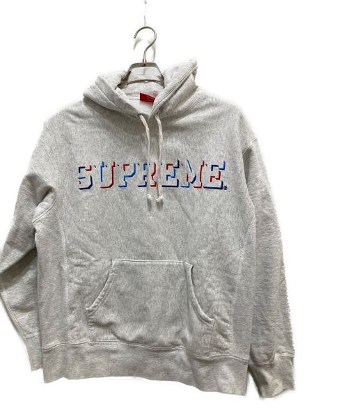 SUPREME（シュプリーム）SUPREME (シュプリーム) 20AW Drop Shadow Hooded Sweatshirt グレー サイズ:Sの古着・服飾アイテム