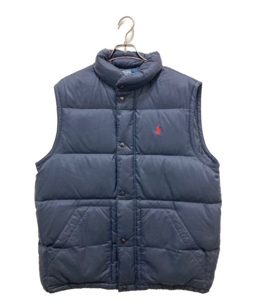 POLO RALPH LAUREN（ポロ・ラルフローレン）POLO RALPH LAUREN (ポロ・ラルフローレン) ダウンベスト ネイビー サイズ:Lの古着・服飾アイテム