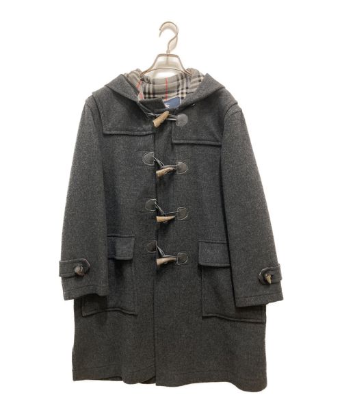 BURBERRY LONDON（バーバリーロンドン）BURBERRY LONDON (バーバリー ロンドン) カシミヤ混ロングダッフルコート グレー サイズ:Sの古着・服飾アイテム