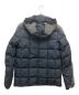 MONCLER GAMME BLEU (モンクレール ガム ブルー) ウール切替ダウンジャケット ブラック×グレー：29800円