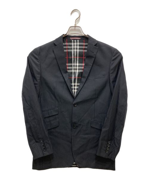 BURBERRY BLACK LABEL（バーバリーブラックレーベル）BURBERRY BLACK LABEL (バーバリーブラックレーベル) テーラードジャケット ブラック サイズ:Lの古着・服飾アイテム