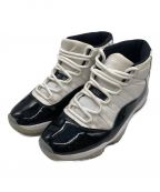 NIKEナイキ）の古着「AIR JORDAN 11 RETRO（エアジョーダン11レトロ）」｜ブラック×ホワイト