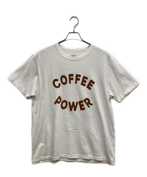 TACOMA FUJI RECORDS（タコマ フジ レコード）TACOMA FUJI RECORDS (タコマ フジ レコード) COFFEE POWER TEE/コーヒーパワーティー ホワイト サイズ:Lの古着・服飾アイテム