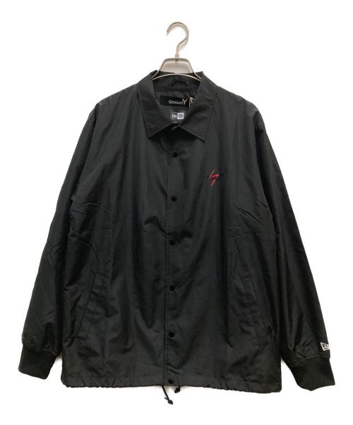 GROUND Y（グラウンドワイ）GROUND Y (グラウンドワイ) New Era (ニューエラ) Collection Coach Jacket ブラック サイズ:Lの古着・服飾アイテム