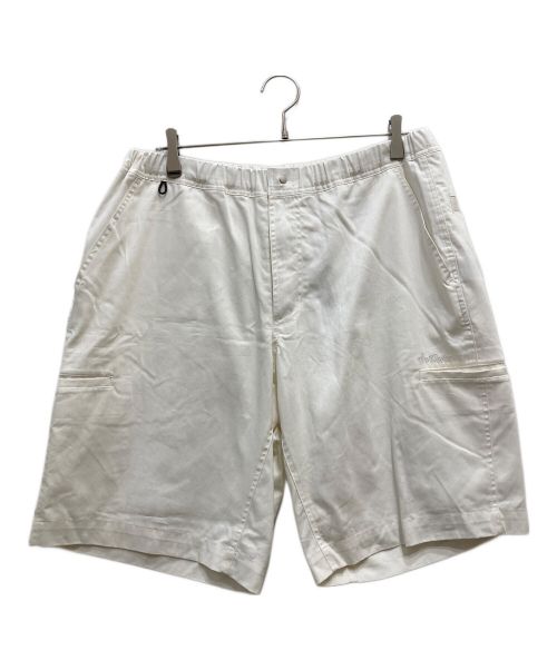 WILD THINGS（ワイルドシングス）WILD THINGS (ワイルドシングス) SHELTECH DENIM UTILITY SHORTS/シェルテックデニムユーティリティショーツ ホワイト サイズ:XLの古着・服飾アイテム