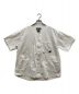 WILD THINGS（ワイルドシングス）の古着「SHELTECH DENIM NO COLLAR S/S SHIRTS」｜ホワイト