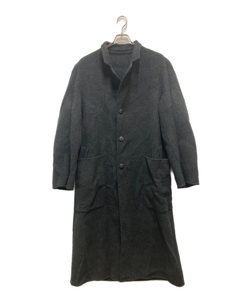 yohji yamamoto A.A.R（ヨウジヤマモトアール）yohji yamamoto A.A.R (ヨウジヤマモトアール) リバーシブルチェスターコート ブラック サイズ:Lの古着・服飾アイテム