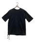 s'yte（サイト）の古着「Jersey Crew Drawstring Balloon Big T-shirt 」｜ブラック