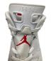 中古・古着 NIKE (ナイキ) Air Jordan 6 White and University Red/Red Oreo レッド×ホワイト サイズ:27.5：11800円