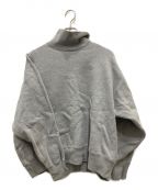 moc Tモクティー）の古着「NEON SCRIPT HEAVY FLEECE HIGH-NECK SWEAT PO」｜グレー