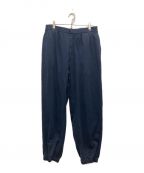 nanamicaナナミカ）の古着「Cotton Wool Twill Track Pants/コットンウールツイルトラックパンツ」｜ネイビー