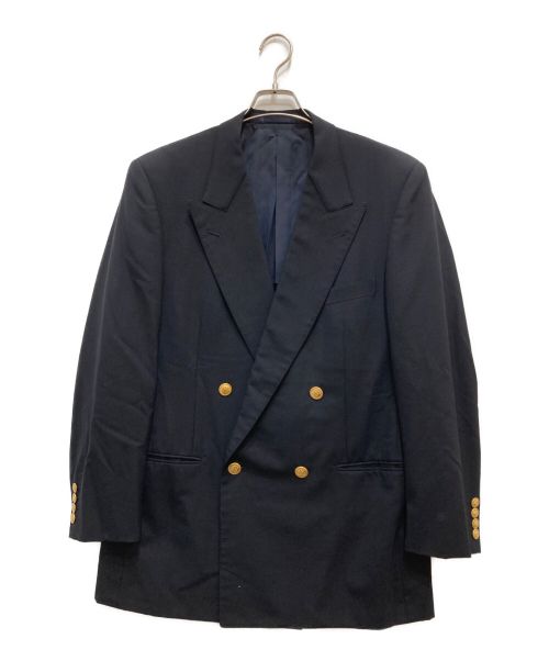 Aquascutum（アクアスキュータム）Aquascutum (アクアスキュータム) 金釦ダブル紺ブレ サイズ:100AB7の古着・服飾アイテム