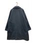 STEVEN ALAN (スティーブンアラン) FLAT MELTON CAMP COLLAR BALMACAAN COAT/フラットメルトン キャンプカラー バルマカーンコート グレー サイズ:L：15000円