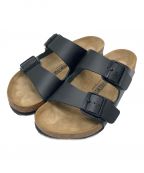 BIRKENSTOCKビルケンシュトック）の古着「レザーストラップサンダル」｜ブラック