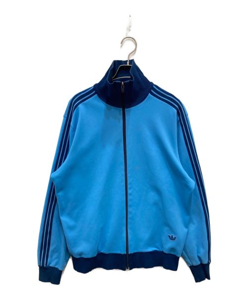 adidas（アディダス）adidas (アディダス) ヴィンテージトラックジャケット スカイブルー×ネイビー サイズ:5の古着・服飾アイテム