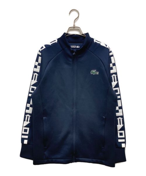 LACOSTE SPORT（ラコステスポーツ）LACOSTE SPORT (ラコステスポーツ) スウェットブルゾン ネイビー サイズ:Lの古着・服飾アイテム