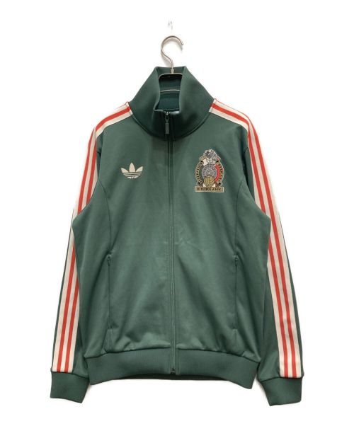 adidas（アディダス）adidas (アディダス) ベッケンバウアートラックトップ グリーン サイズ:XLの古着・服飾アイテム