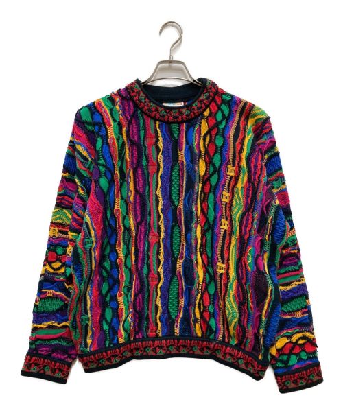 Coogi（クージー）Coogi (クージー) 3Dニット マルチカラー サイズ:Mの古着・服飾アイテム