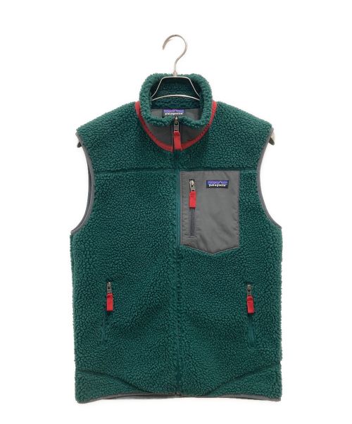 Patagonia（パタゴニア）Patagonia (パタゴニア) CLASSIC RETRO-X VEST グリーン サイズ:Sの古着・服飾アイテム