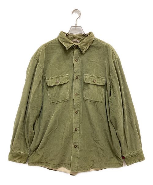 WOOLRICH（ウールリッチ）WOOLRICH (ウールリッチ) 中ボアコーデュロイジャケット オリーブ サイズ:XLの古着・服飾アイテム