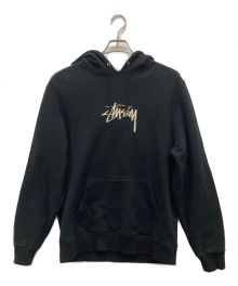 stussy（ステューシー）の古着「プルオーバーパーカー」｜ブラック