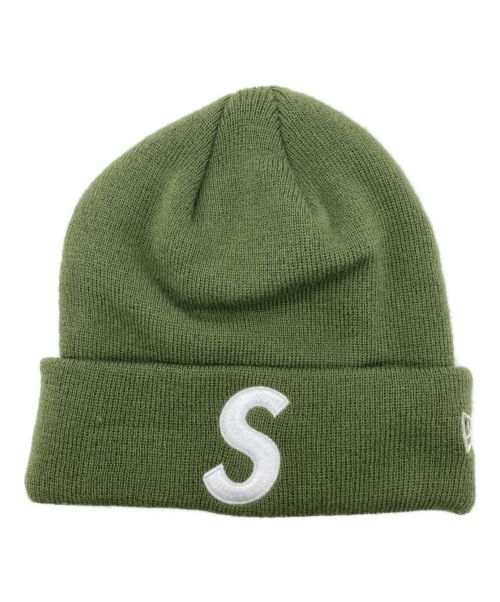 SUPREME（シュプリーム）Supreme (シュプリーム) New Era (ニューエラ) S Logo Beanie グリーンの古着・服飾アイテム