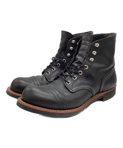 RED WING（レッドウィング）RED WING (レッドウィング) IRON RANGER/アイアンレンジャー ブラック サイズ:25の古着・服飾アイテム