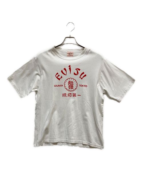 EVISU（エビス）EVISU (エビス) プリントTシャツ ホワイト サイズ:40の古着・服飾アイテム