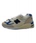 NEW BALANCE (ニューバランス) M990 WB2 ホワイト×ブルー サイズ:US 9：17000円