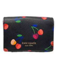 Kate Spade（ケイトスペード）の古着「2つ折り財布」｜ブラック