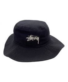 stussy（ステューシー）の古着「バケットハット」｜ブラック