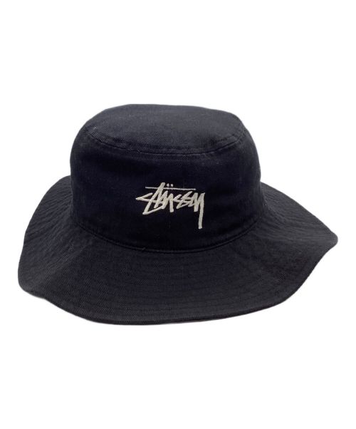 stussy（ステューシー）stussy (ステューシー) バケットハット ブラックの古着・服飾アイテム