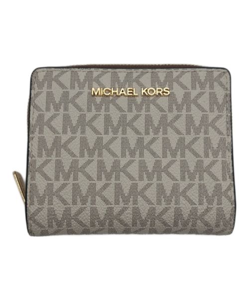 MICHAEL KORS（マイケルコース）MICHAEL KORS (マイケルコース) コンパクト財布 JETSET ブラウンの古着・服飾アイテム