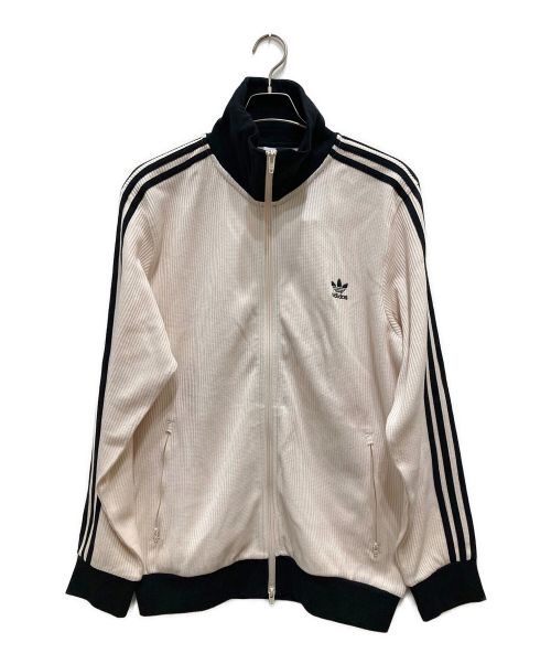 adidas Originals（アディダスオリジナル）adidas originals (アディダスオリジナル) ワッフル ベッケンバウアー トラックジャケット アイボリー サイズ:2XLの古着・服飾アイテム