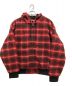 SUPREME（シュプリーム）の古着「plaid wool hooded work jacket/プレイドウールフーデッドワークジャケット」｜レッド