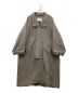 VOAAOV（ヴォアーブ）の古着「TWEED OVERSIZE STANDCOLLAR COAT」｜ブラウン