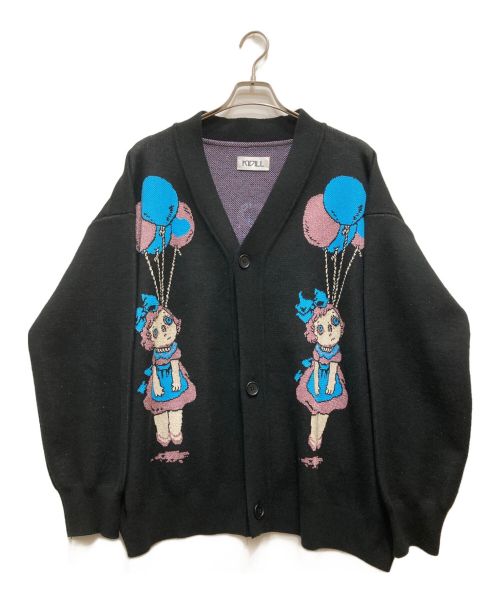 KIDILL（キディル）KIDILL (キディル) Heaven Girl Knit Cardigan ブラック サイズ:FREEの古着・服飾アイテム