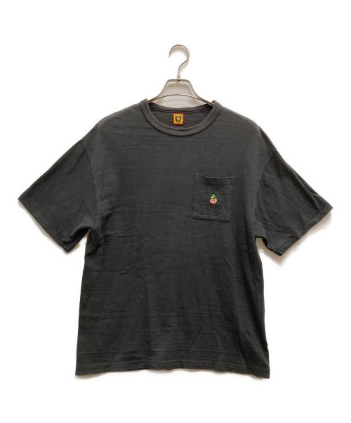 HUMAN MADE（ヒューマンメイド）HUMAN MADE (ヒューマンメイド) バックプリントポケットTシャツ グレー サイズ:XLの古着・服飾アイテム