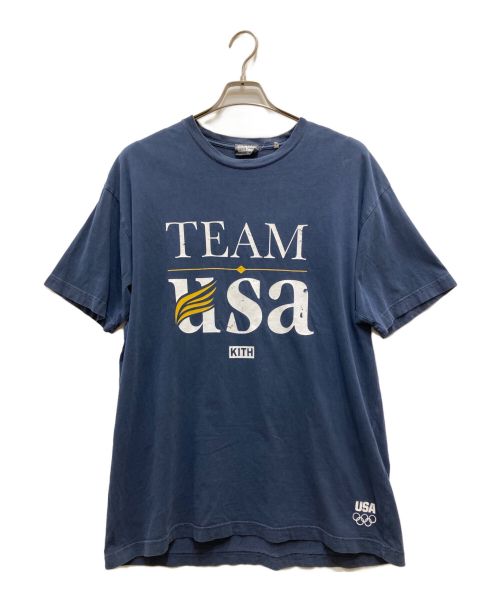 KITH（キス）KITH (キス) オリンピックポケットtee ネイビー サイズ:Lの古着・服飾アイテム