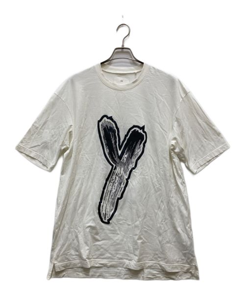 Y-3（ワイスリー）Y-3 (ワイスリー) LOGO GFX TEE ホワイト サイズ:Sの古着・服飾アイテム