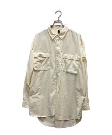 BURLAP OUTFITTER×EKAL（バーラップアウトフィッター×エカル）の古着「フラップポケットレギュラーカラーシャツ」｜イエロー