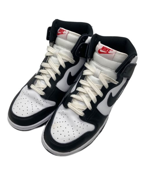 NIKE（ナイキ）NIKE (ナイキ) WMNS DUNK HIGH ホワイト×ブラック サイズ:26cmの古着・服飾アイテム