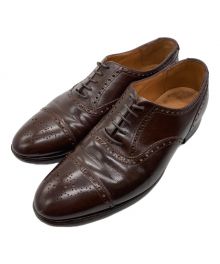 Crockett & Jones×BARNEYS NEWYORK（クロケット＆ジョーンズ×バーニーズ・ニューヨーク）の古着「別注ストレートチップシューズ/WEST MINSTER」｜ダークブラウン