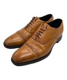 CHEANEY×SHIPS（チーニー×シップス）の古着「キャップトゥオックフォードシューズ」｜ブラウン