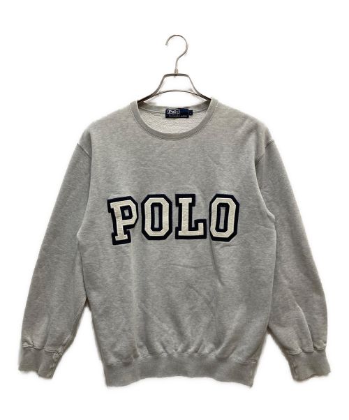 POLO RALPH LAUREN（ポロ・ラルフローレン）POLO RALPH LAUREN (ポロ・ラルフローレン) ビッグロゴスウェット グレー サイズ:Lの古着・服飾アイテム