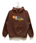 stussyステューシー）の古着「プルオーバーパーカー」｜ブラウン