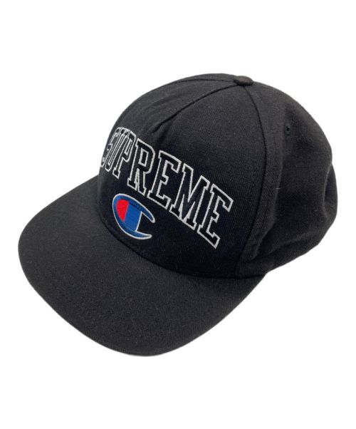 SUPREME（シュプリーム）Supreme (シュプリーム) Champion (チャンピオン) 5Panel Cap ブラックの古着・服飾アイテム