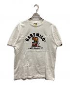 BAPE BY A BATHING APEベイプバイアベイシングエイプ）の古着「BABY MILO Tシャツ」｜ホワイト