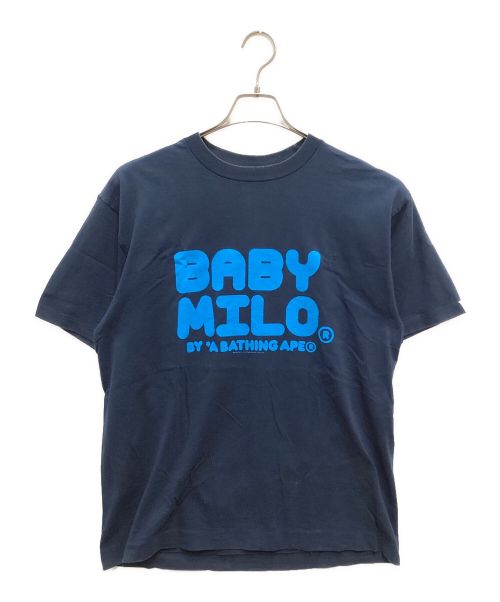 BAPE BY A BATHING APE（ベイプバイアベイシングエイプ）BAPE BY A BATHING APE (ベイプバイアベイシングエイプ) BABY MILO Tシャツ ネイビー サイズ:Lの古着・服飾アイテム